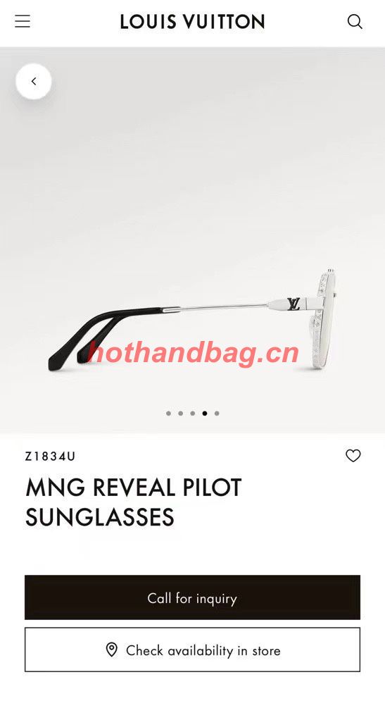 Louis Vuitton Sunglasses Top Quality LVS02733